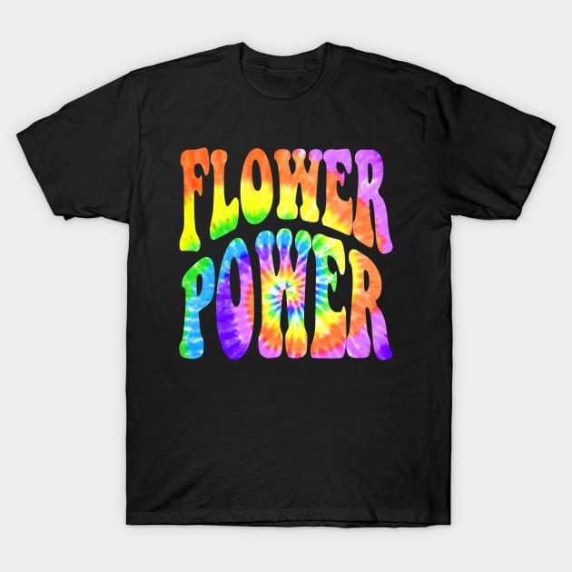 60s 70s Retro Hippie Batik Spiral - Flower Power 3 T-Shirt by EDDArt